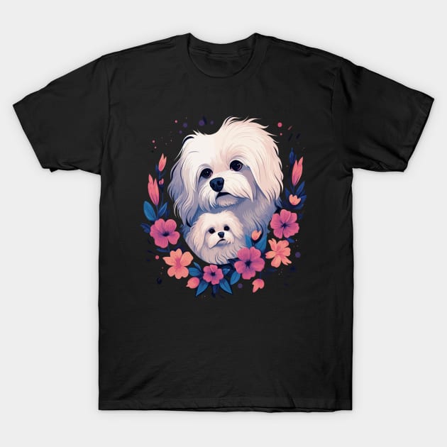 Maltese Mothers Day T-Shirt by JH Mart